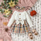 2024 New Baby Girls Autumn Long Sleeve with Bow Plaid Fahion Cute Dress